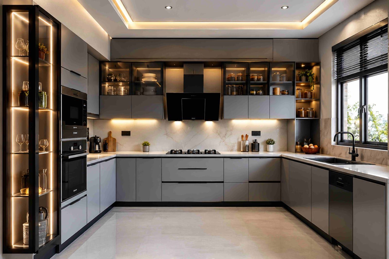Modern <span>Modular Aluminum</span> Kitchen Designs